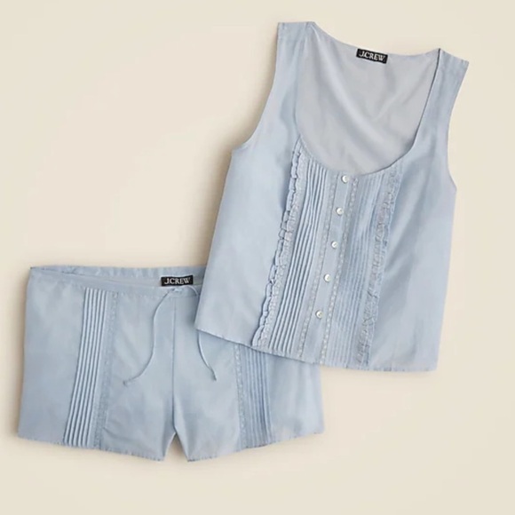 J crew Araks X J.Crew pajama set in cotton-silk voile blend - Picture 3 of 7